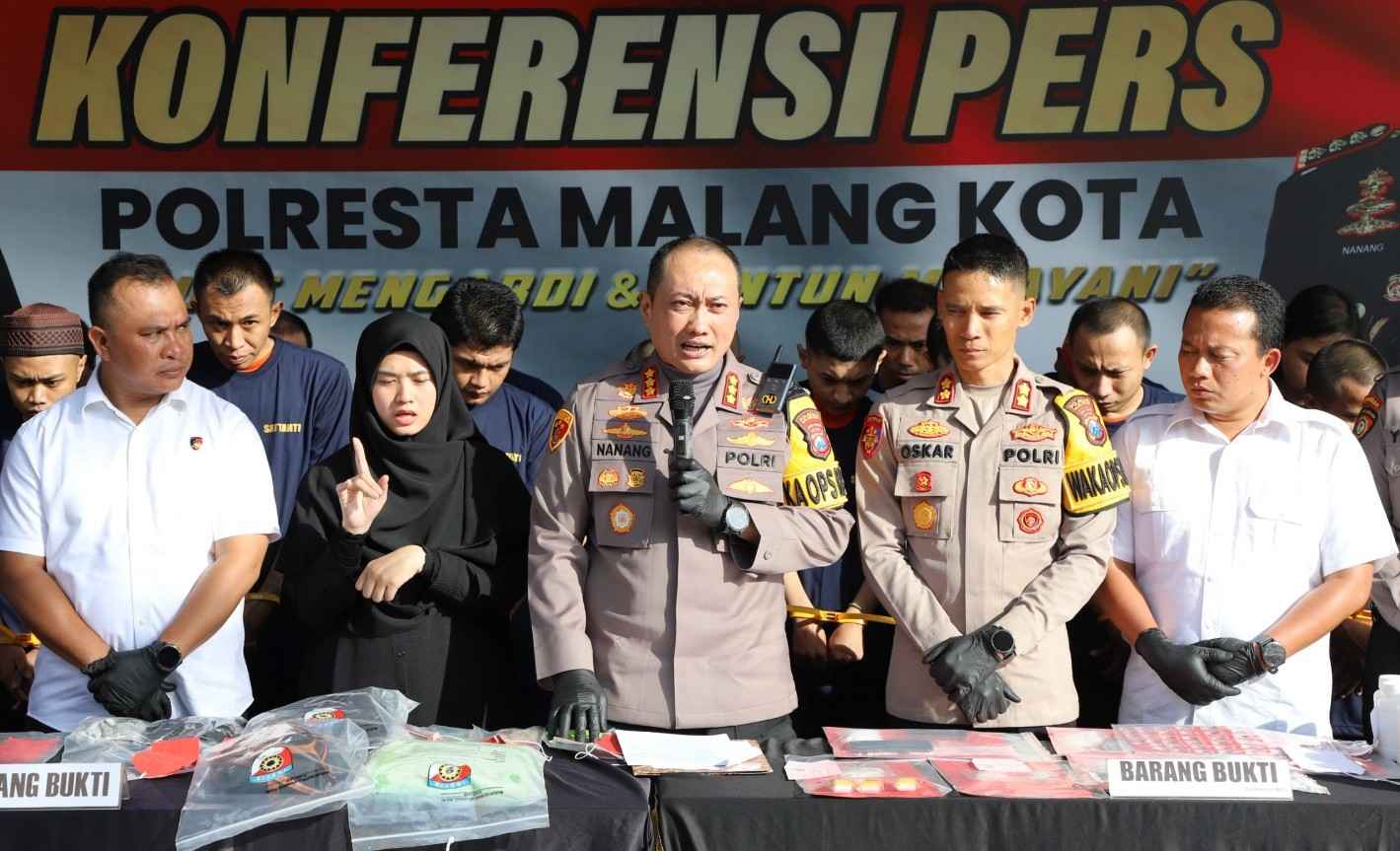 Rilis Akhir Tahun 2025, Kapolresta Malang Kota: Angka Kejahatan Turun Signifikan, Keamanan Kota Malang Semakin Kondusif