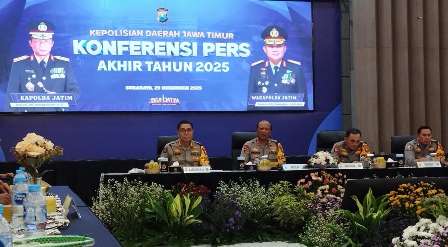 Kapolda Jatim Paparkan Evaluasi Kinerja dan Situasi Kamtibmas Sepanjang Tahun 2025