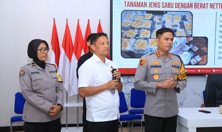 Polres Ngawi Gagalkan Peredaran Narkoba Jenis Sabu Senilai Rp 3 Miliar