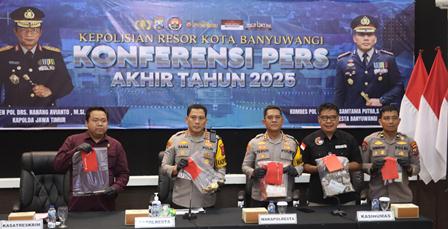Polresta Banyuwangi Selesaikan 1.281 Perkara Sepanjang Tahun 2025
