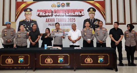 Polrestabes Surabaya Tuntaskan 600 Laporan Curanmor