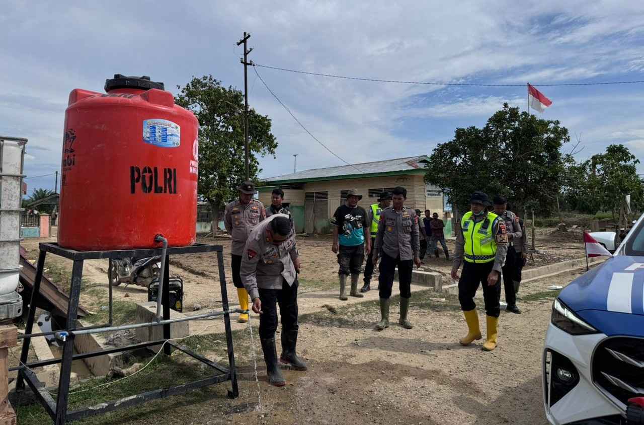 Polri Percepat Pemulihan Aceh Tamiang, Target 389 Titik Sumur Bor Air Bersih, 208 Telah Terealisasi
