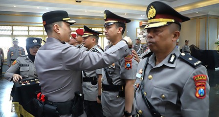 Kapolresta Malang Kota Pimpin Gelar Sertijab Kasat Reskrim – Kasat Lantas – Kasat Binmas