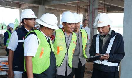 Wakapolri Tinjau Pembangunan SMA Kemala Taruna Bhayangkara, Progres Capai 43 Persen