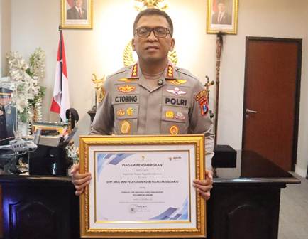 SPKT MMPP Polresta Sidoarjo Raih Penghargaan Menteri PANRB