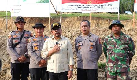 Kepala Staf Kepresidenan RI Mengapresiasi kepada Polri atas Pembangunan Hunian Tetap di Aceh Tamiang