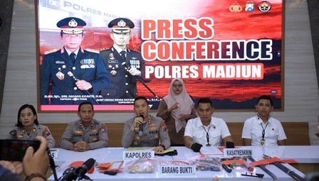 Polres Madiun Amankan Komplotan Pembobol Toko Lintas Daerah