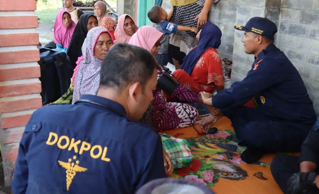 Polri Hadir Menyembuhkan Luka Bencana, Ratusan Warga Aceh Tengah dan Sekitarnya Terlayani Bakti Kesehatan