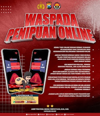 Waspada Penipuan Online, Kapolres Ngawi Imbau Masyarakat Cermat Bertransaksi di Dunia Digital