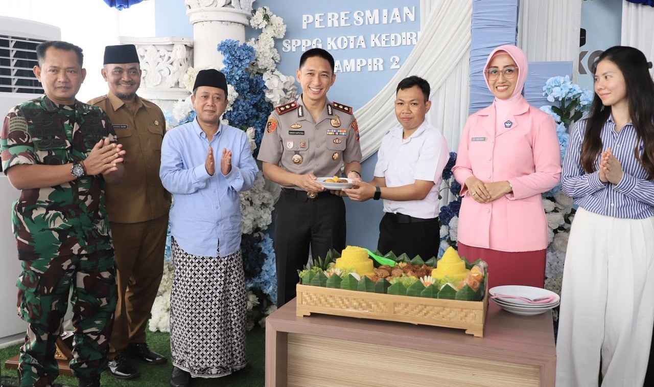 Polres Kediri Kota Resmikan SPPG  Yayasan Kemala Bhayangkari 2