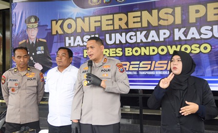 Polres Bondowoso Ungkap Curanmor Tersangka Pelaku dan Penadah Diamankan