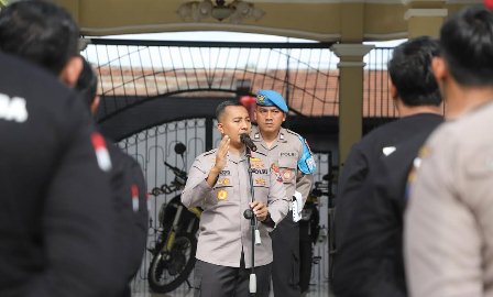 Pimpin Apel Khusus, Kapolres Kediri Tegaskan Komitmen Berantas Narkoba