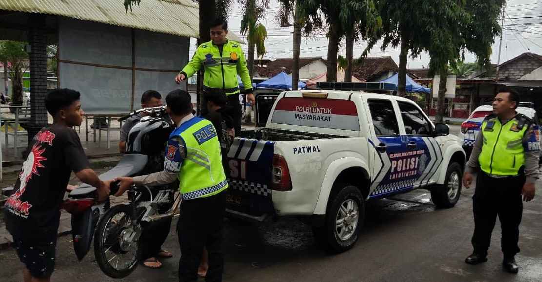 Polres Jember Amankan Sejumlah Ranmor Tak Sesuai Spektek Sering Balap Liar