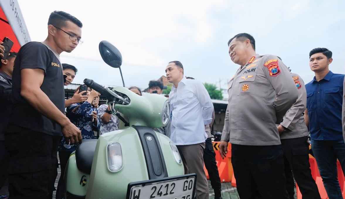 Sesi 1 Bazar Ranmor Polrestabes Surabaya, 52 Motor Hasil Ungkap Curanmor Kembali ke Pemilik