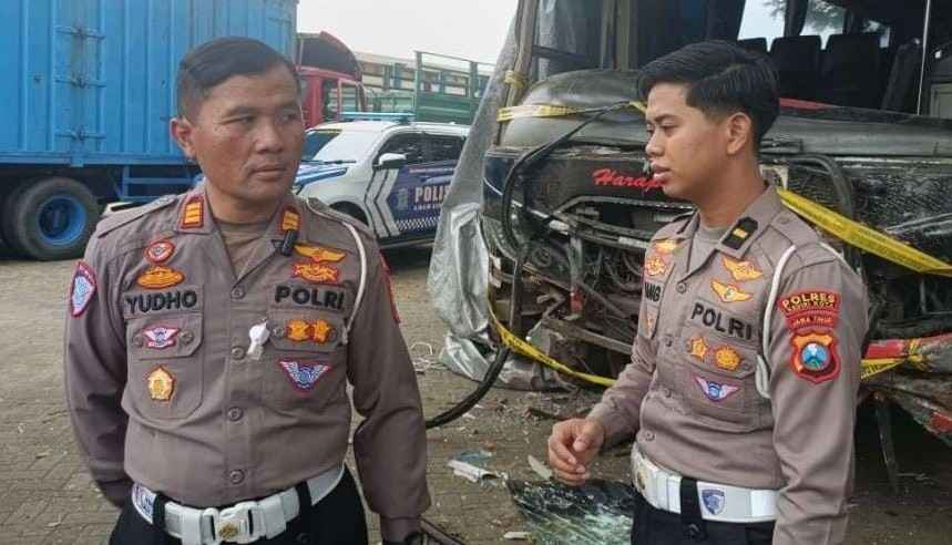 Polres Kediri Kota Intensifkan Patroli Khusus Pantau Bus Ugal - ugalan
