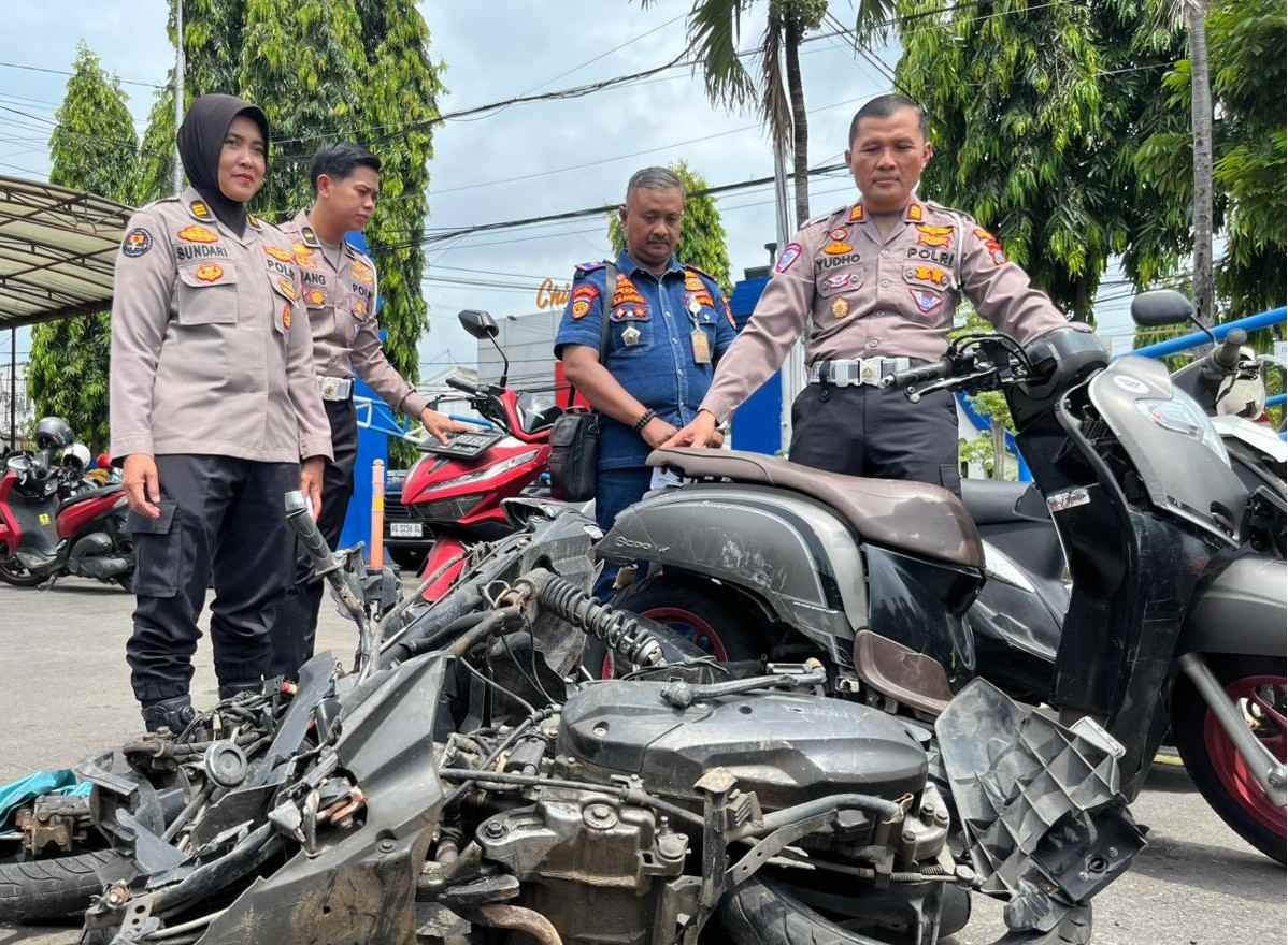 Penyebab Laka Beruntun di Muning, Polres Kediri Kota Tetapkan Sopir Bus Tersangka