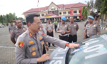 Transparansi : Polres Situbondo Pasang QR Aduan Propam Polri di Kendaraan Dinas