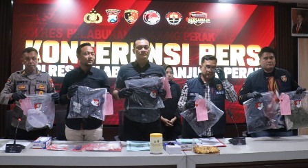 Polres Pelabuhan Tanjungperak Amankan Tersangka Otak Pembunuhan di Wonokusumo
