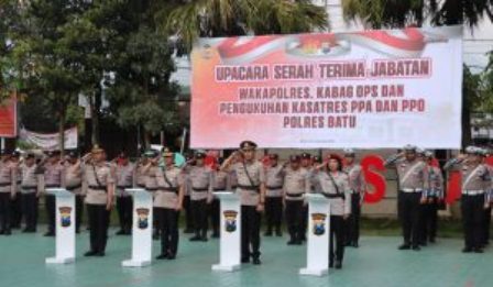 Kapolres Batu Pimpin Sertijab: Tekankan Profesionalisme dan Peningkatan Kinerja