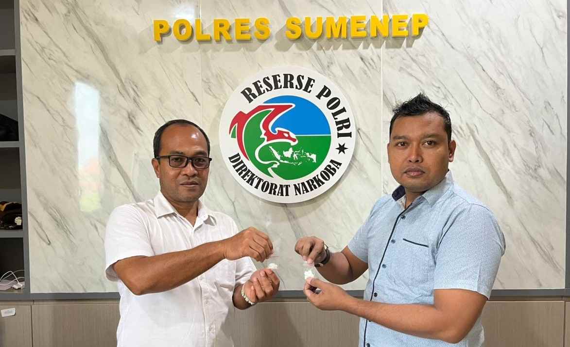 Polres Sumenep Amankan Tersangka Pengedar Sabu di Talango
