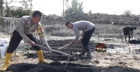 Taruna Akpol Pulihkan Ketahanan Pangan dan UMKM Warga Aceh Tamiang Lewat Pekarangan Pangan Lestari