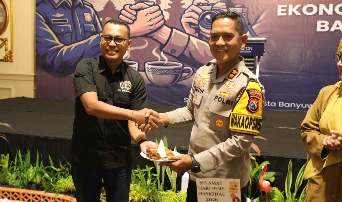 Ngopi Bareng Bersama Insan Pers, Polresta Banyuwangi Peringati HPN 2026