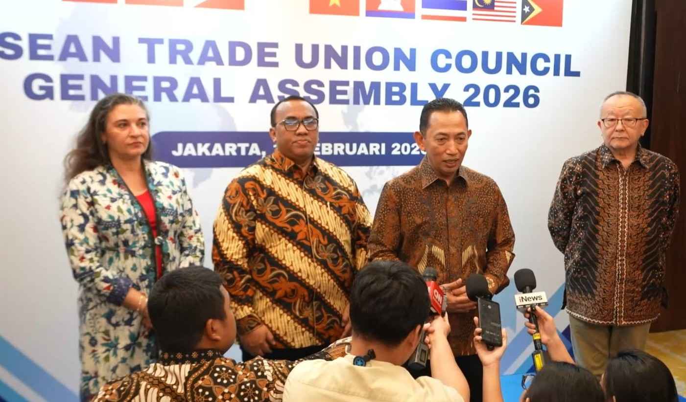 Kapolri Hadiri Gala Dinner General Assembly ASEAN TUC 2026, Tekankan Hubungan Industrial Harmonis