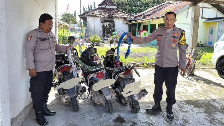 Diduga untuk Perang Sarung, Sekelompok Pemuda Resahkan Masyarakat, Polsek Sukodadi Polres Lamongan Amankan 3 Motor dan Sarung