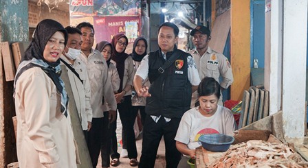 Satgas Saber Polres Jember Sidak Pasar Antisipasi Lonjakan Harga Pokok Pangan